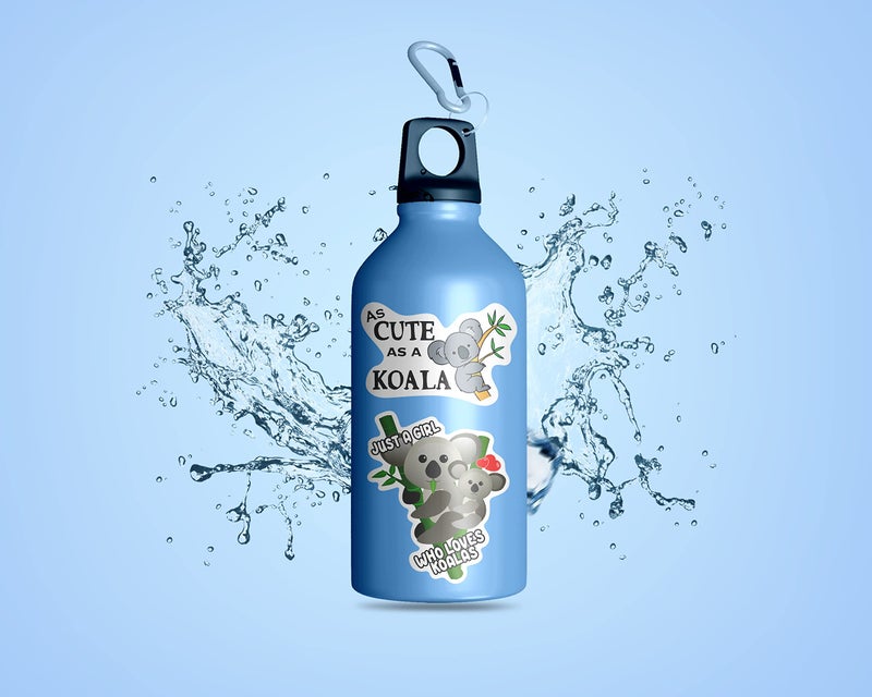 Leann Michael Koala Stickers - Perfect Koala Gifts for Koala Bear Lovers - Waterproof, Durable 100% Vinyl - Anywhere You Need Koala Stickers for Water Bottles, Laptop, Car Decal, Party Giveaways - Image 5